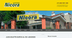 Desktop Screenshot of nicorapropiedades.com.ar